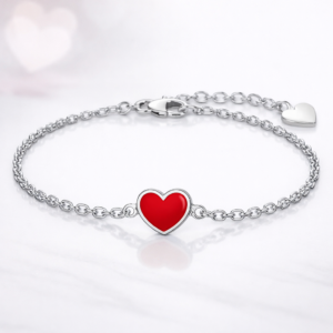 Pulsera Pop Love Corazón 315POL en Plata de Ley con Rodio