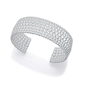 Pulsera de acero chapado en plata 999 colección Laura Escanes
