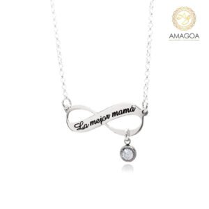 Gargantilla infinito grabado