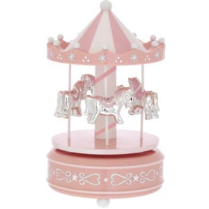 Carrusel musical rosa